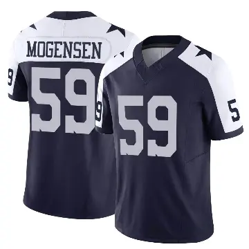 ＃59 Men's Brock Mogensen Navy Limited Dallas Cowboys Alternate Vapor F.U.S.E. Jersey