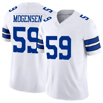 ＃59 Youth Brock Mogensen White Limited Dallas Cowboys Vapor F.U.S.E. Jersey